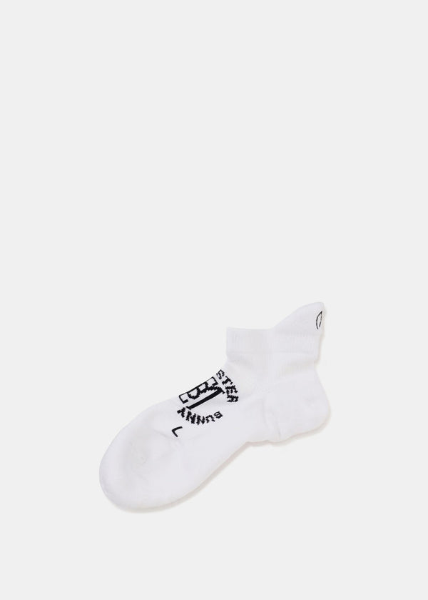 MASTER BUNNY EDITION White 3D Ankle Socks-NOBLEMARS