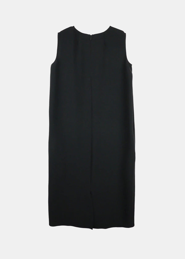 THE ROW Black Mirna Dress-NOBLEMARS
