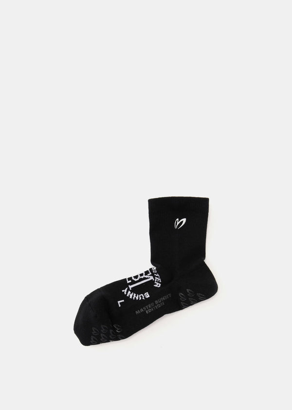 MASTER BUNNY EDITION Black 3D Short Socks-NOBLEMARS