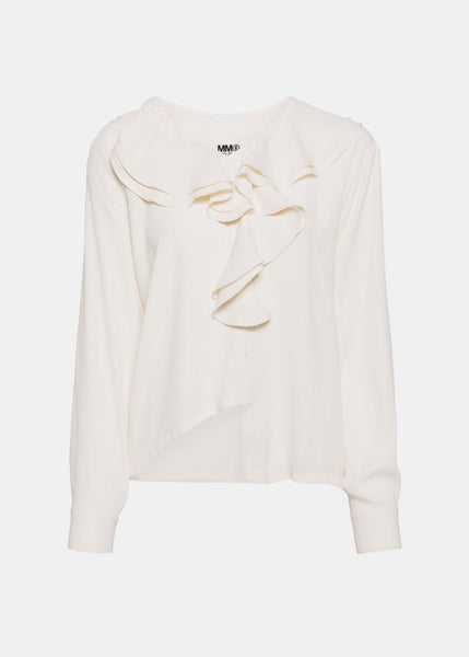 MM6 MAISON MARGIELA White Long-sleeved Shirt - Noblemars