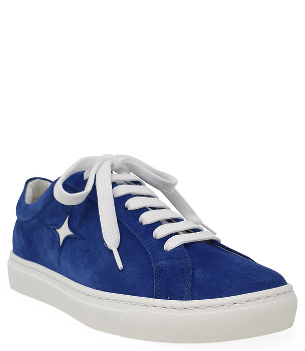 Madison Maison™ Blue Suede Sirius Star Mens Sneaker-NOBLEMARS