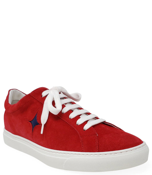 Madison Maison™ Red Suede Sirius Star Mens Sneaker-NOBLEMARS