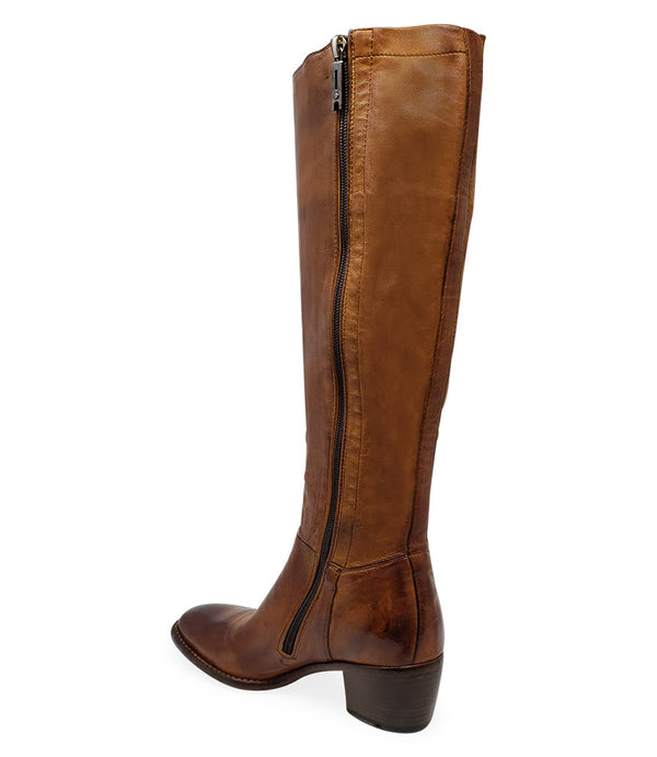 Madison Maison™ Cognac Knee High Boot-NOBLEMARS