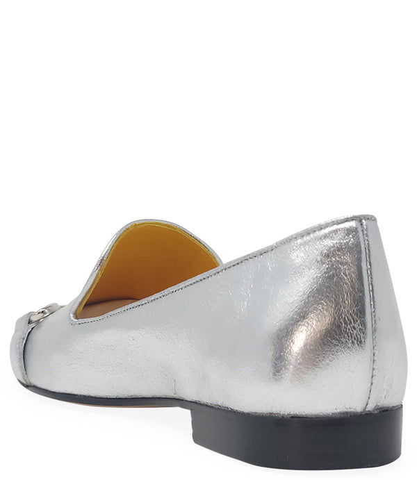 Madison Maison™ Silver Square Toe Loafer-NOBLEMARS