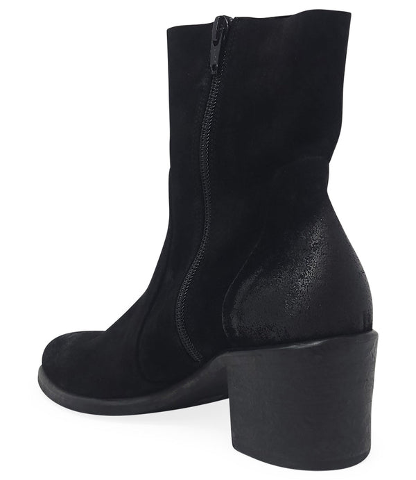 Madison Maison™ Black Suede Ankle Boot-NOBLEMARS