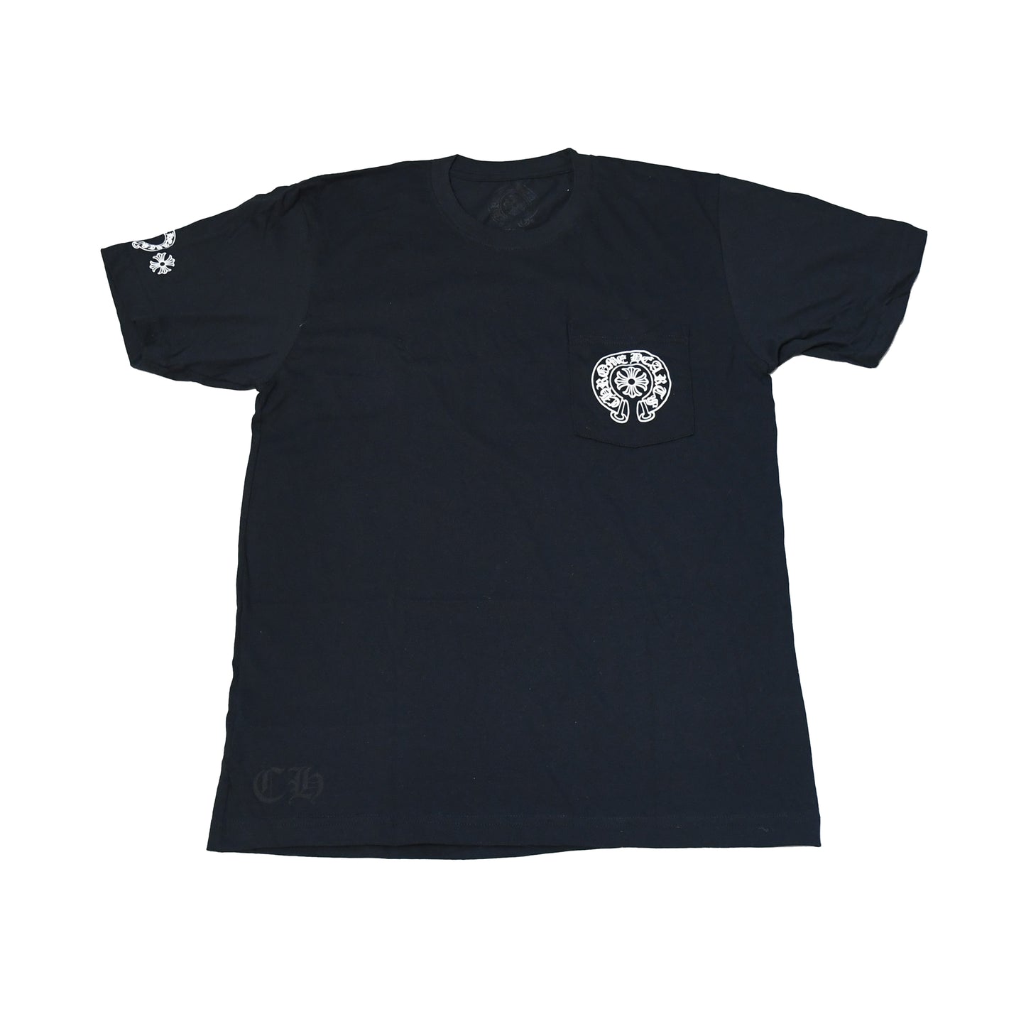 Chrome Hearts Multicolor Horseshoe Logo T-Shirt Black - NOBLEMARS