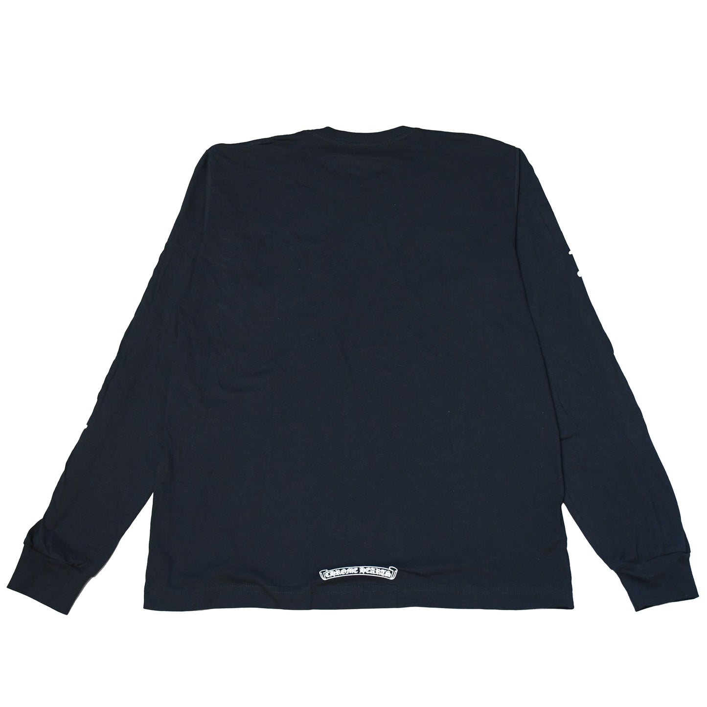 Chrome Hearts Collar Logo L/S T-Shirt Black - NOBLEMARS
