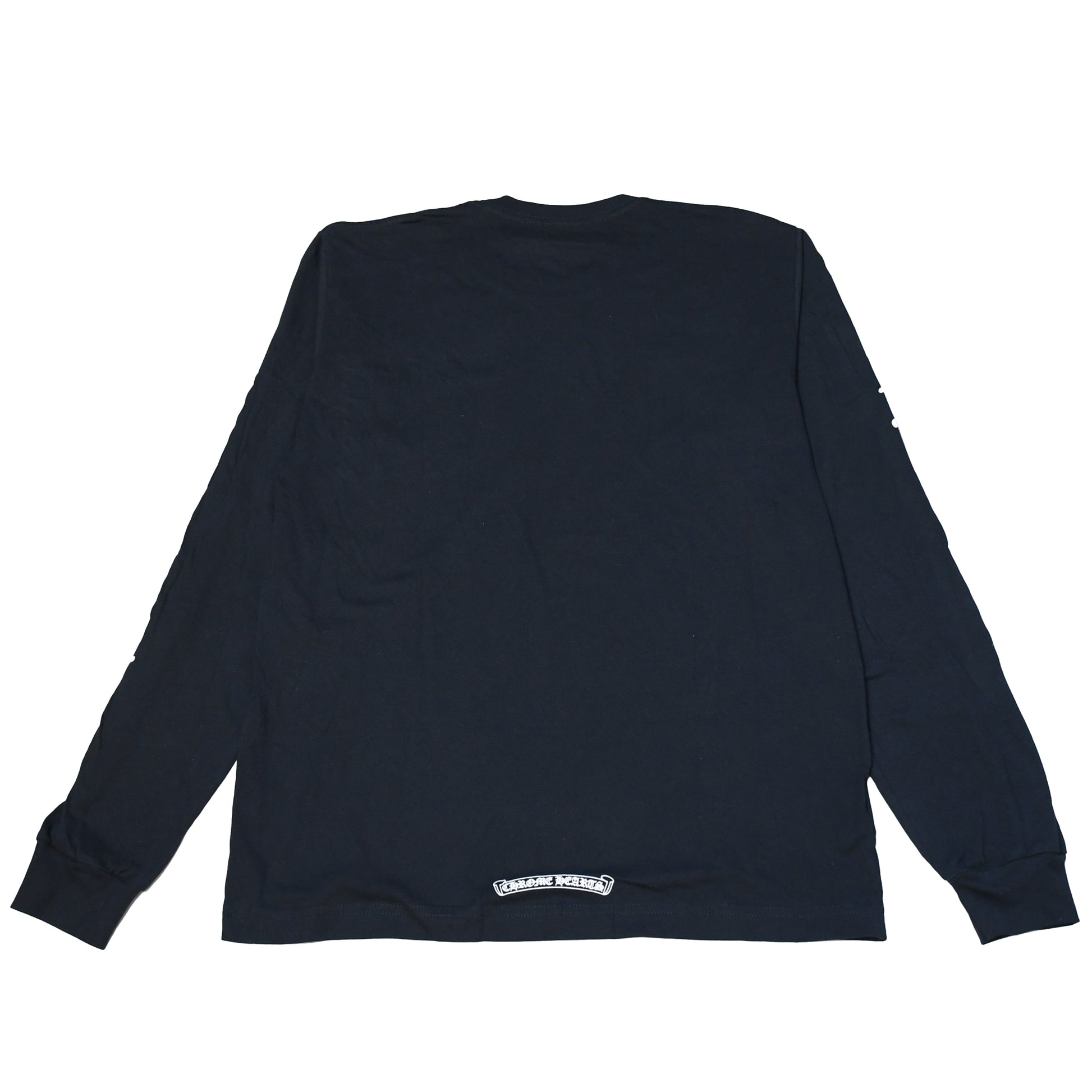 Chrome Hearts Collar Logo L/S T-Shirt Black - NOBLEMARS