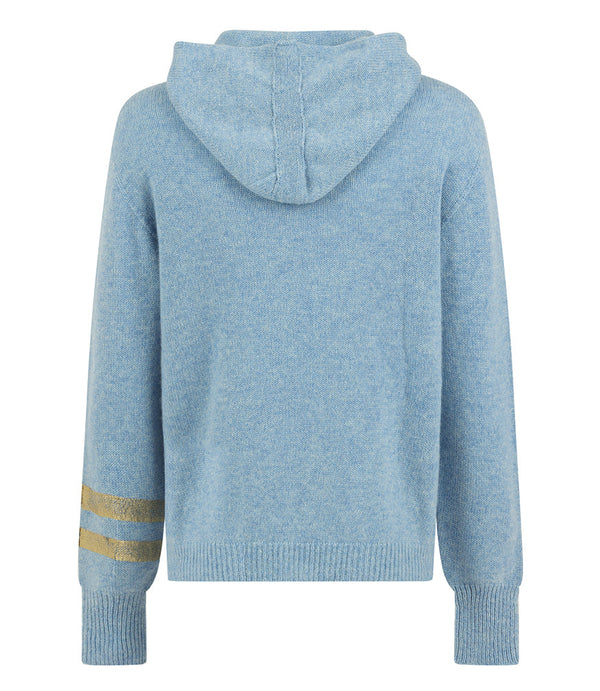 Madison Maison™ Sky Blue Cashmere Sweatshirt/Hoodie-NOBLEMARS