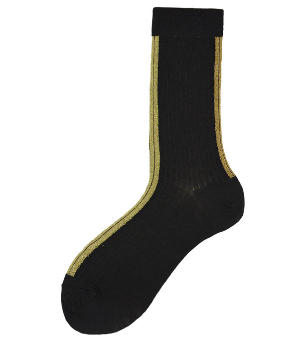 Alto Milano Black Altea Short Socks-NOBLEMARS