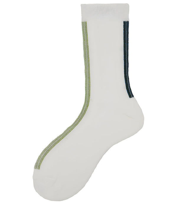 Alto Milano White Altea Short Socks-NOBLEMARS