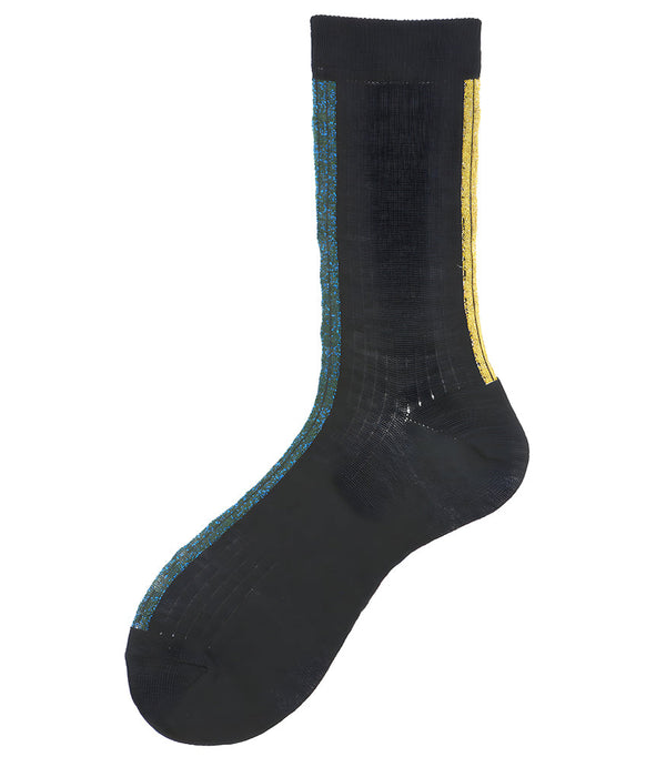 Alto Milano Black Altea Short Socks-NOBLEMARS