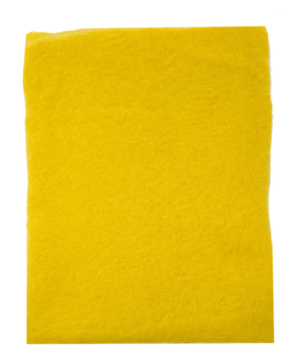 Botto Giuseppe Yellow Large Cashmere Plain Stole-NOBLEMARS