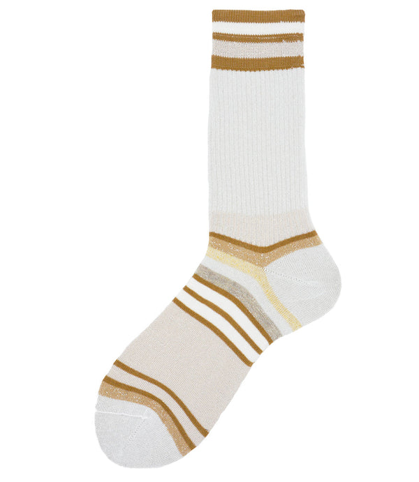Alto Milano White Chapo Short Socks-NOBLEMARS