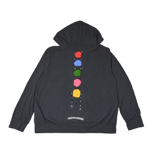 Chrome Hearts Matty Boy Zip-up Hoodie Grey - NOBLEMARS