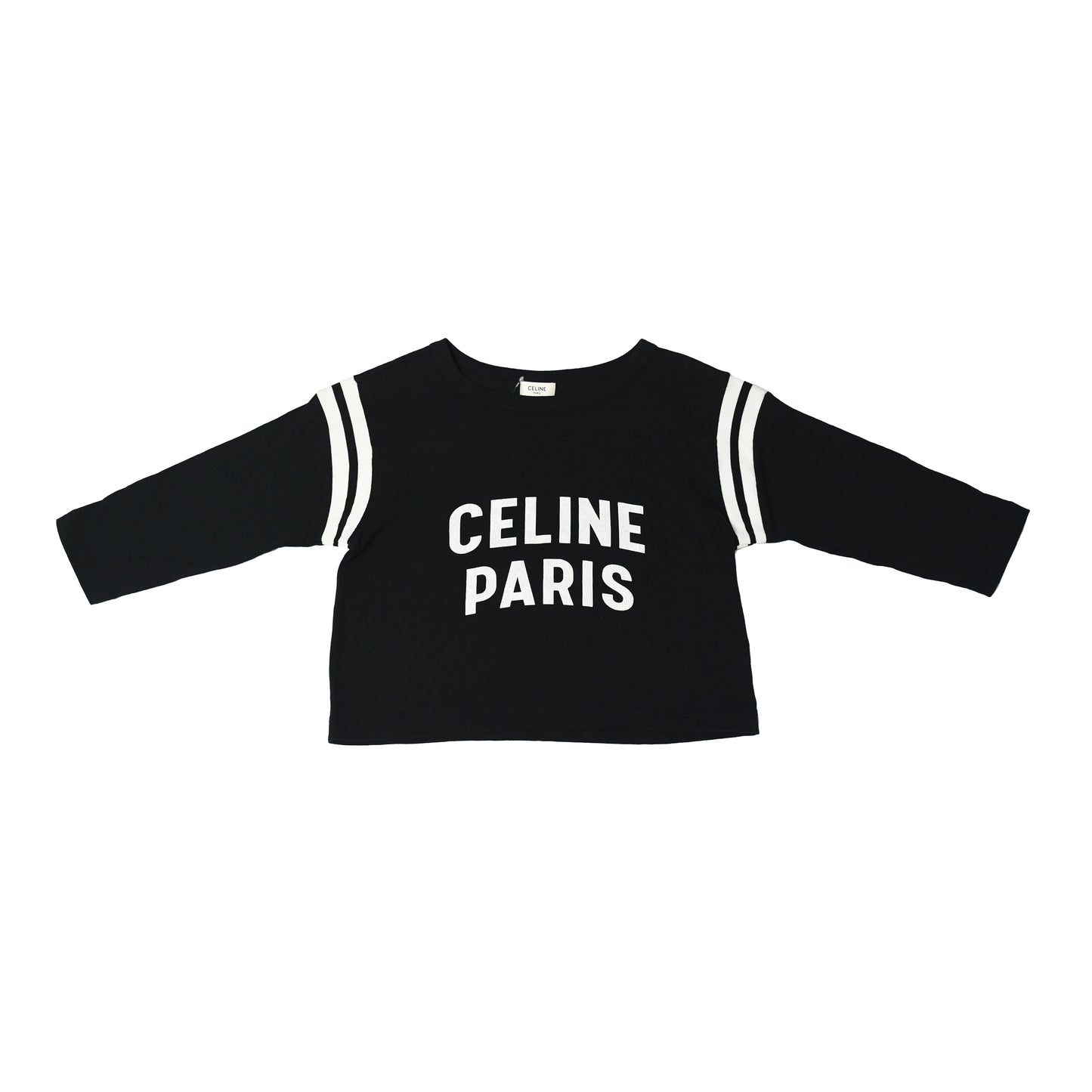 Celine Paris Boxy L/S Shirt Black - NOBLEMARS