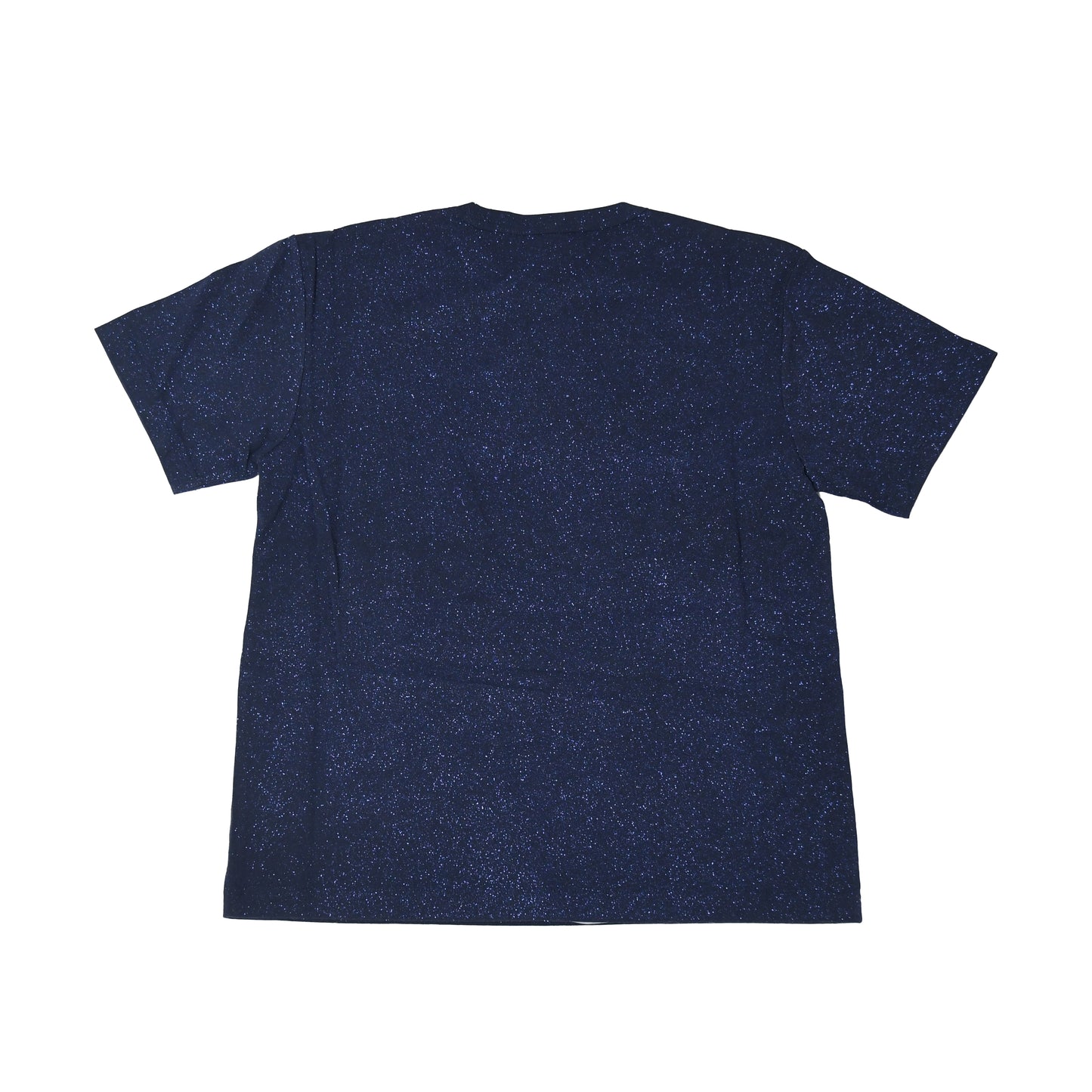 Alexander Wang Glitter-Effect Jersey T-shirt Dark Blue - NOBLEMARS