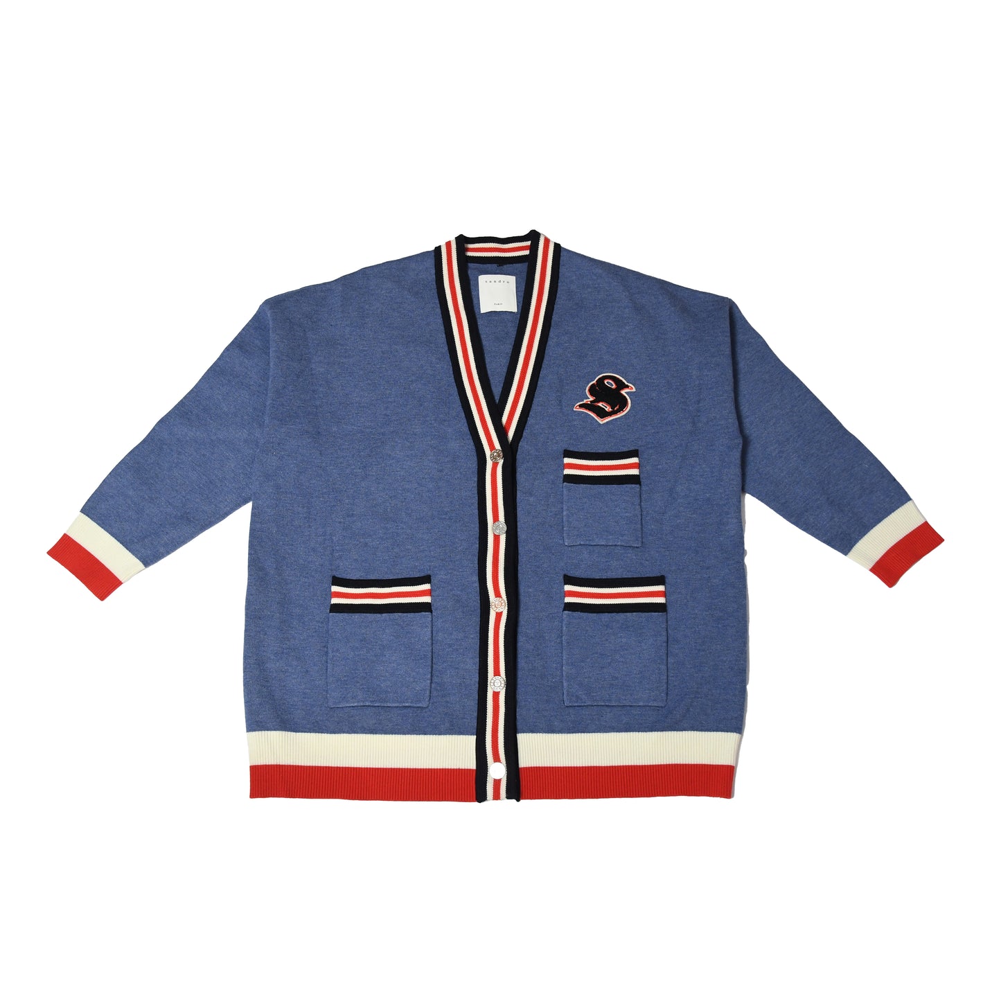 Sandro Paris Ted Cardigan Blue - NOBLEMARS