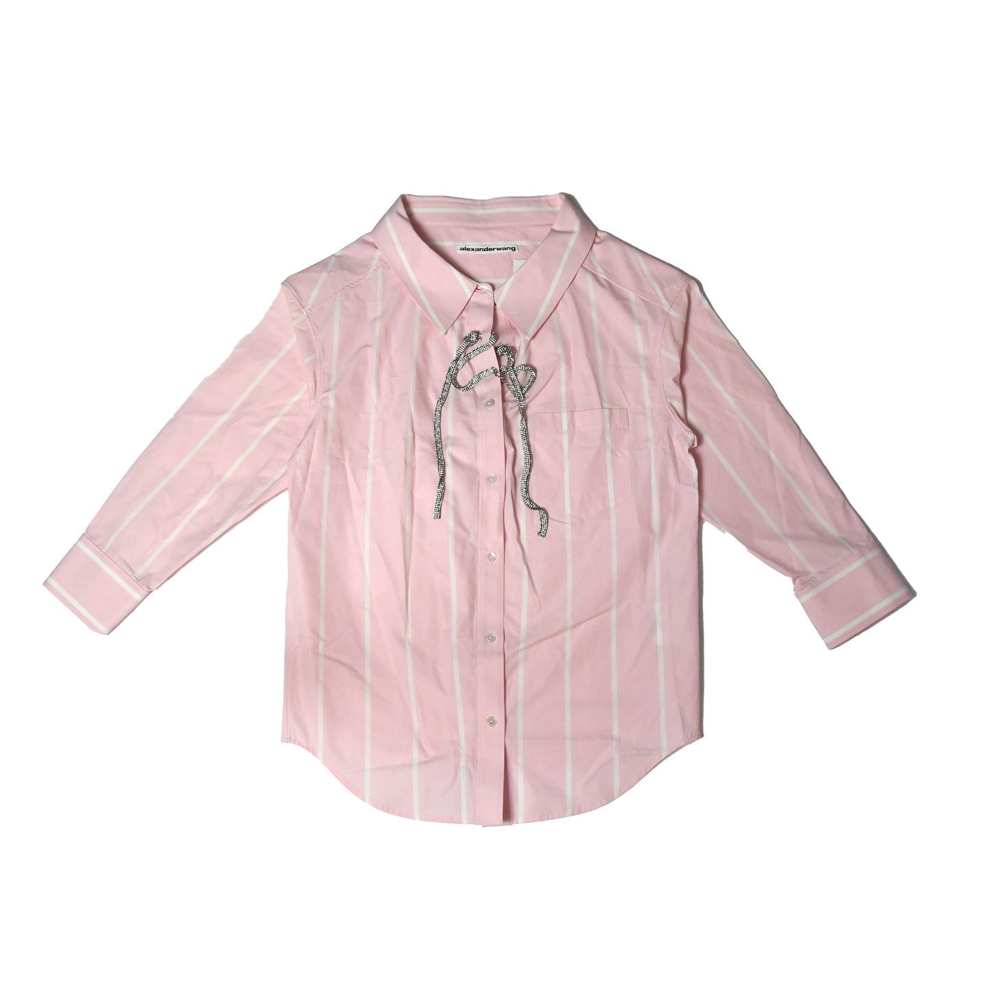 Alexander Wang Striped Shirt Pink - NOBLEMARS