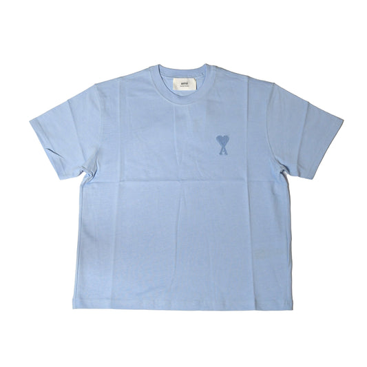 Ami Paris De Coeur T-Shirt Blue - NOBLEMARS