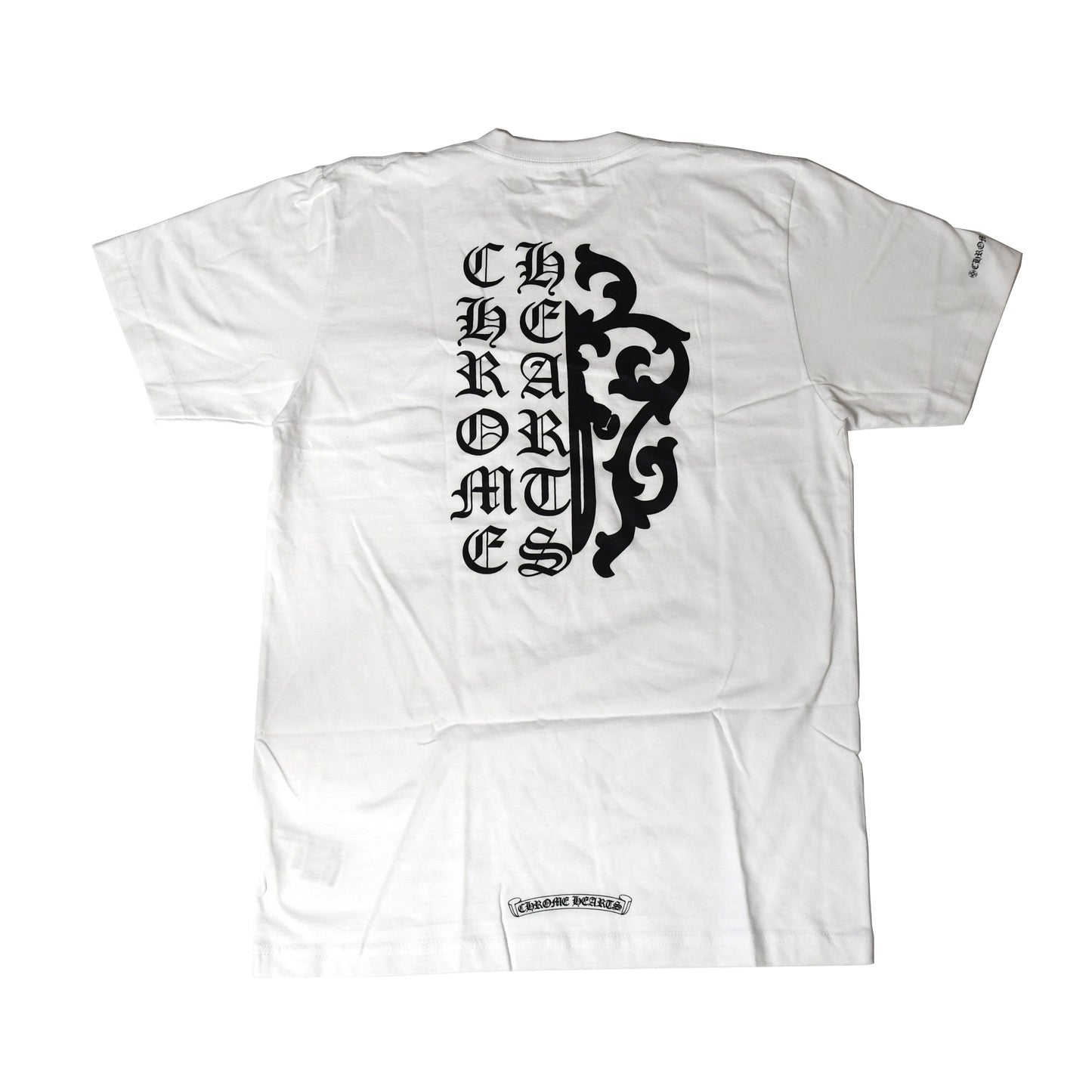 Chrome Hearts Black Sword Icon T-Shirt White - NOBLEMARS