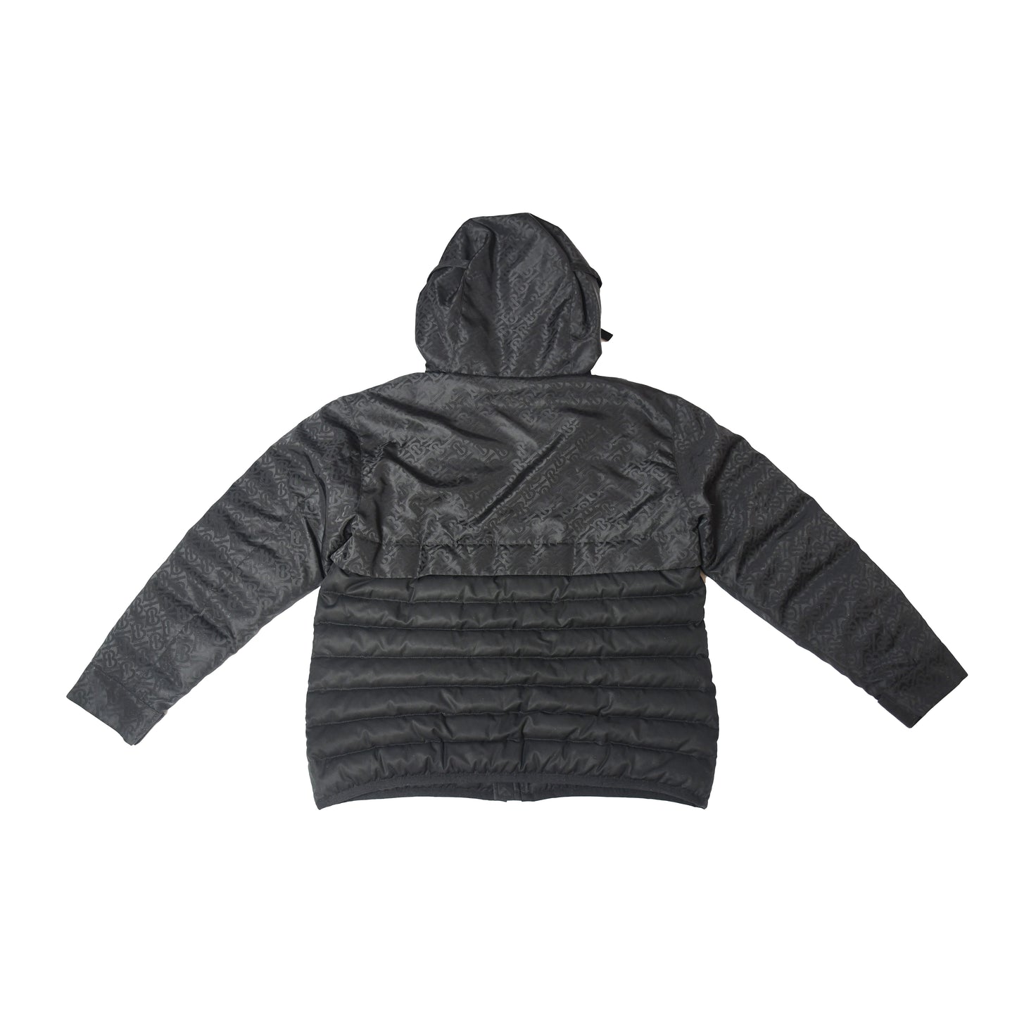 Burberry Linby Monogram Down Jacket Black - NOBLEMARS