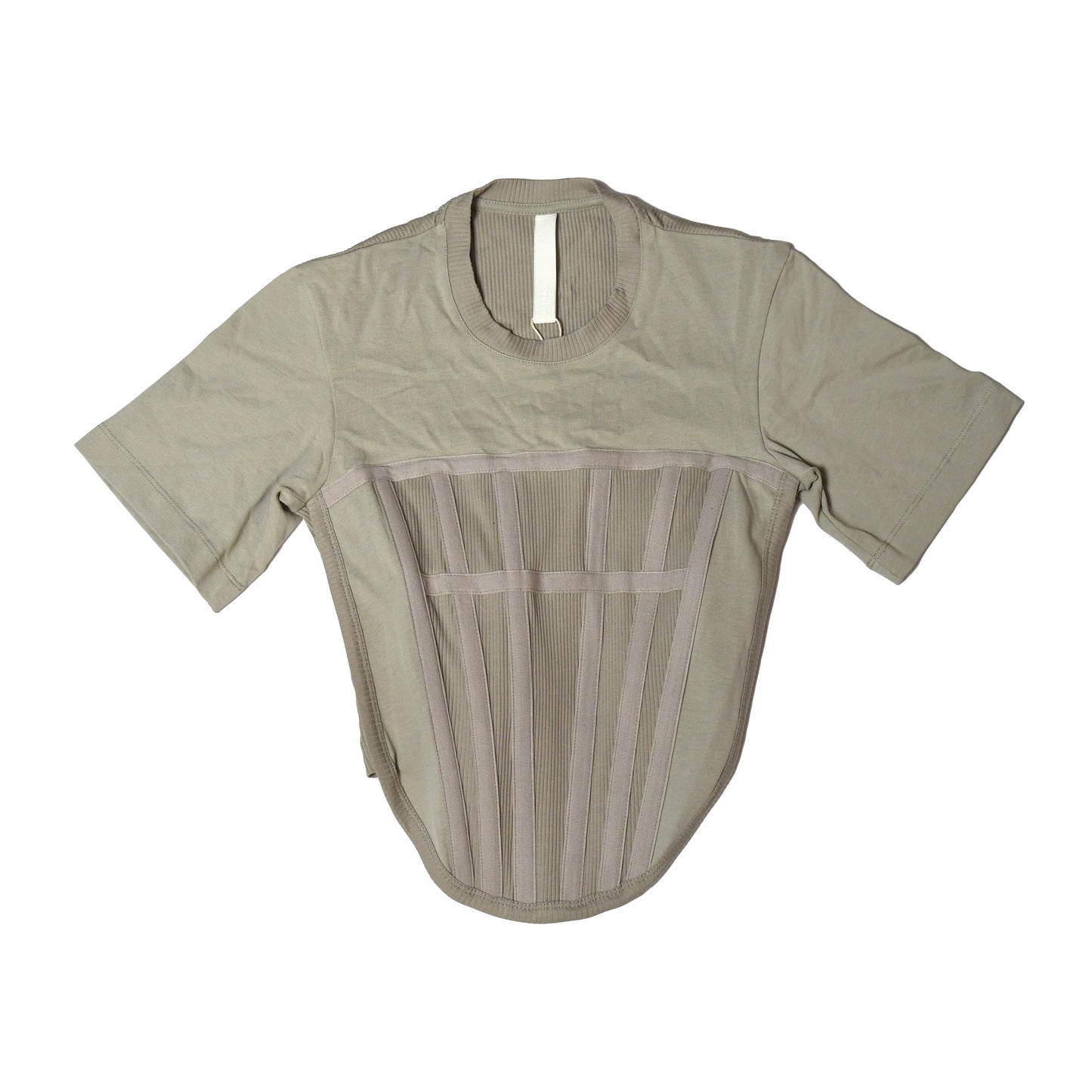 Dion Lee Corset T-Shirt Khaki - NOBLEMARS