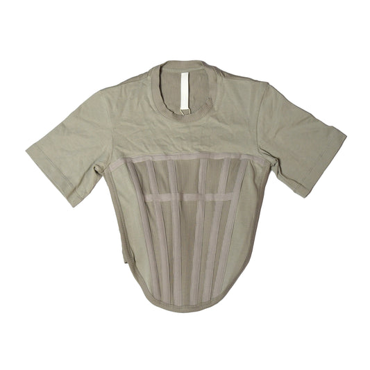 Dion Lee Corset T-Shirt Khaki - NOBLEMARS