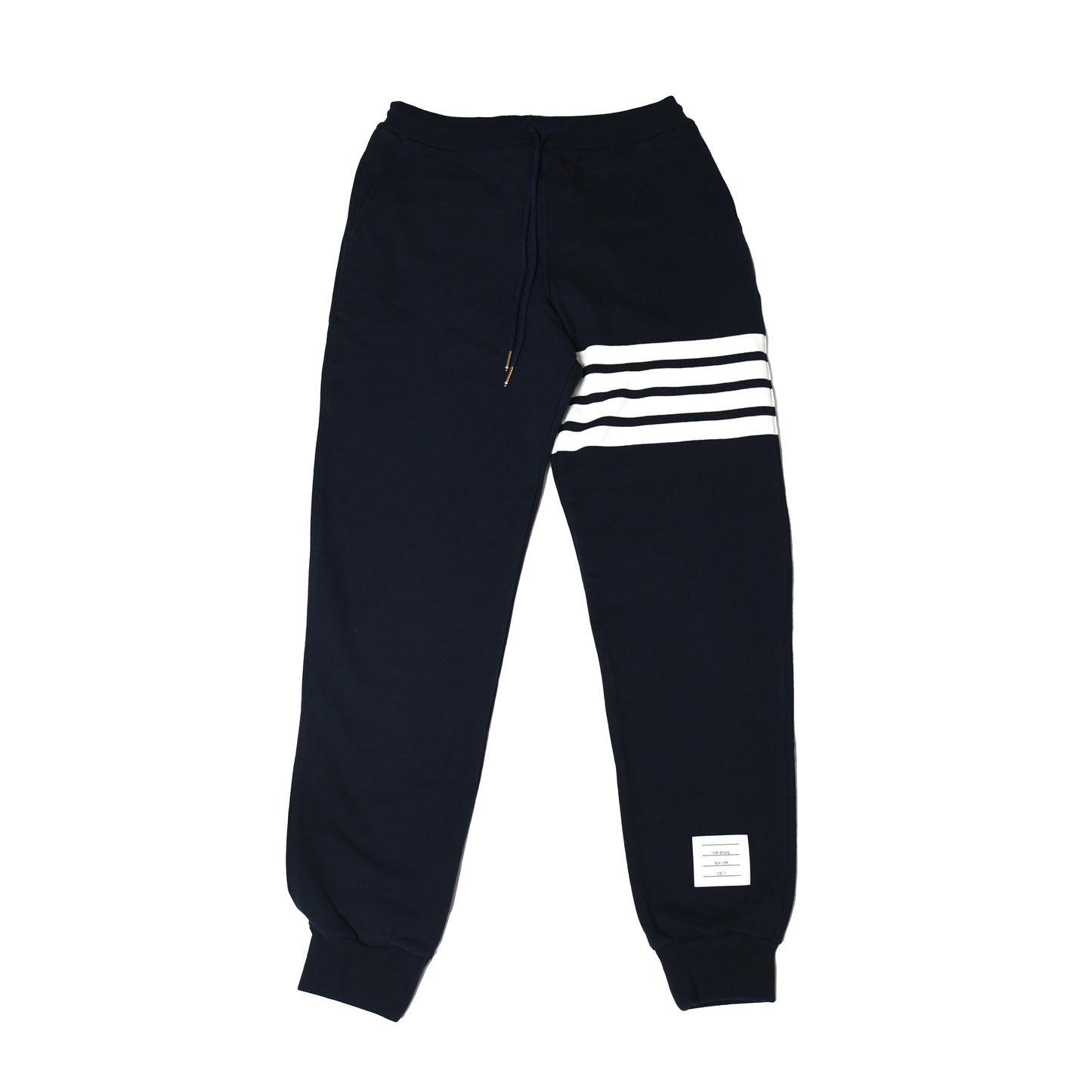 Thom Browne Striped Loopback 4 Bar Sweatpants Navy - NOBLEMARS