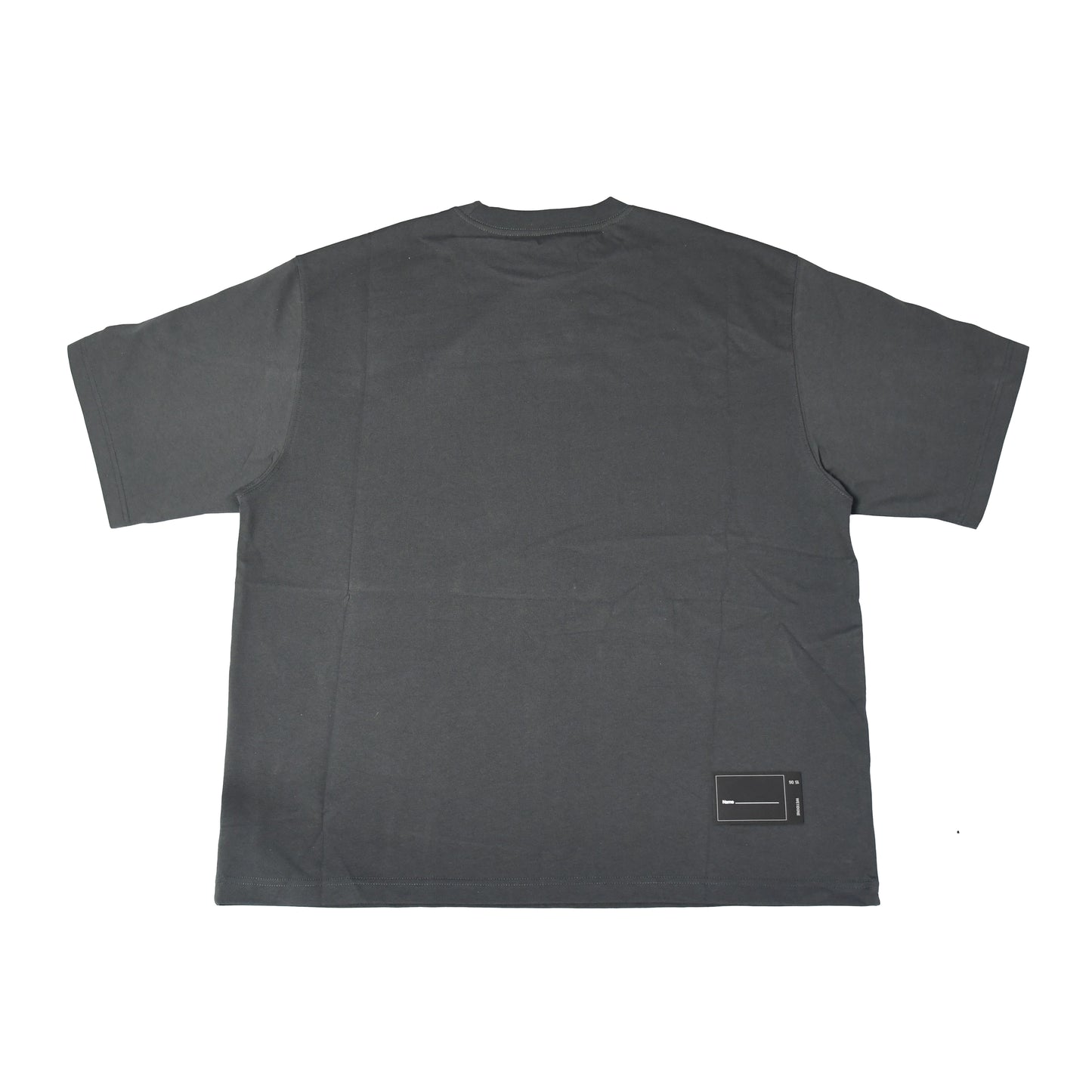 We11done Logo Print Oversized T-shirt Grey Black - NOBLEMARS