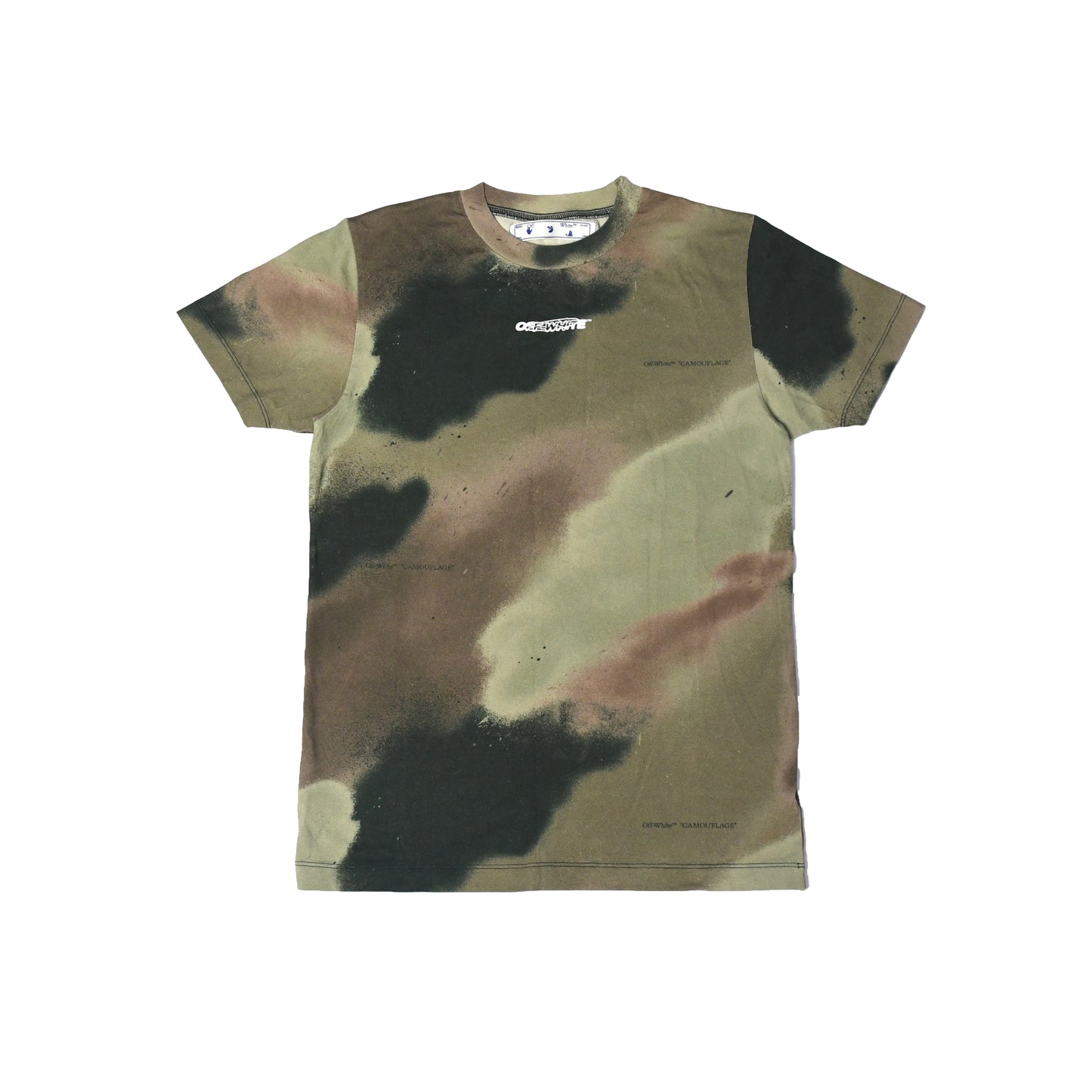 Off-White Camo Barrel Work S/S T-Shirt Camo
