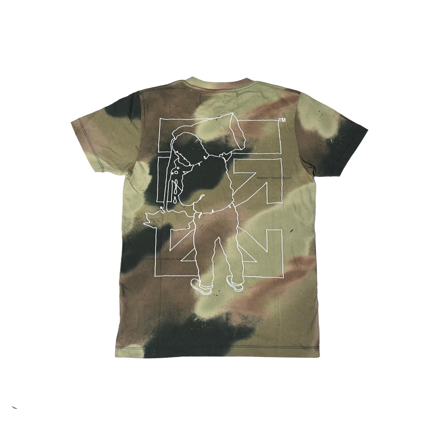Off-White Camo Barrel Work S/S T-Shirt Camo