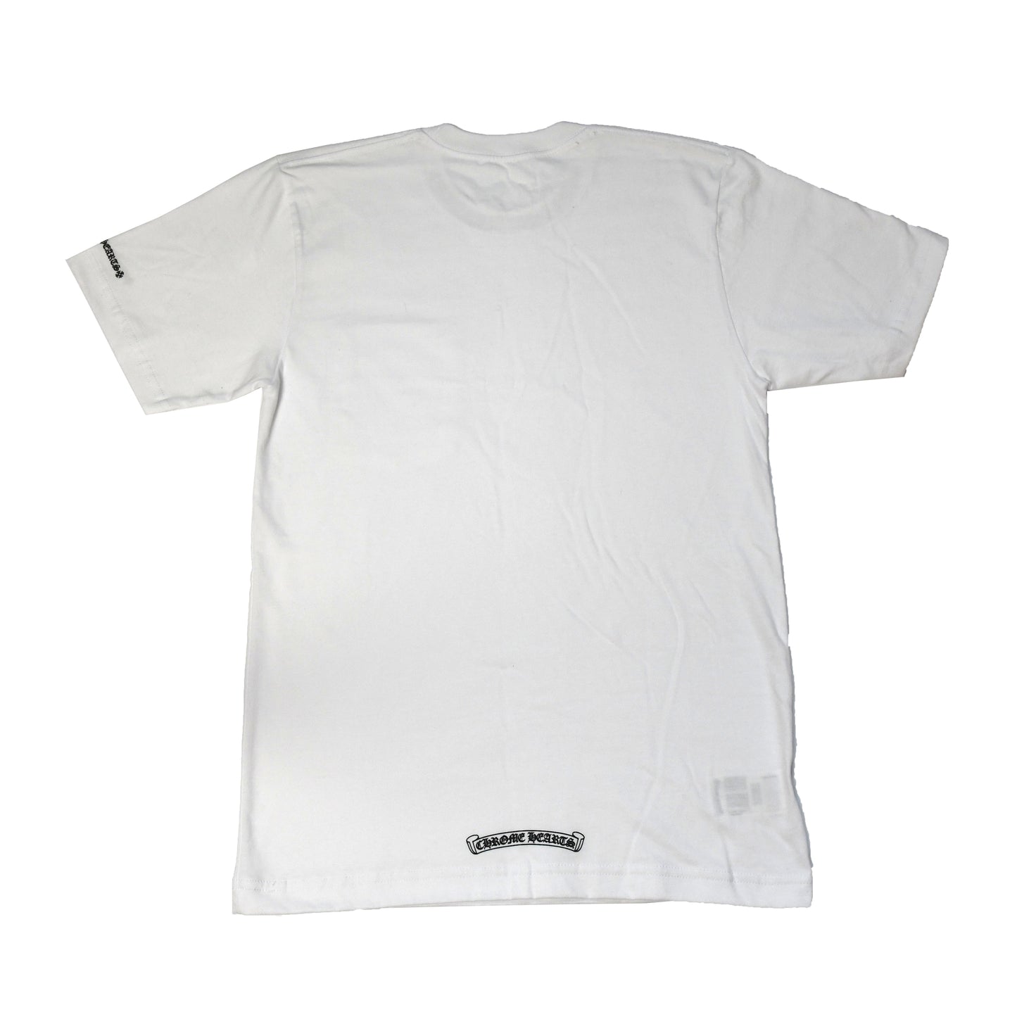 Chrome Hearts Neck Logo T-Shirt White- NOBLEMARS