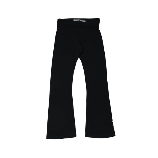 Chrome Hearts Bell Bottom Yoga Pants Black- NOBLEMARS