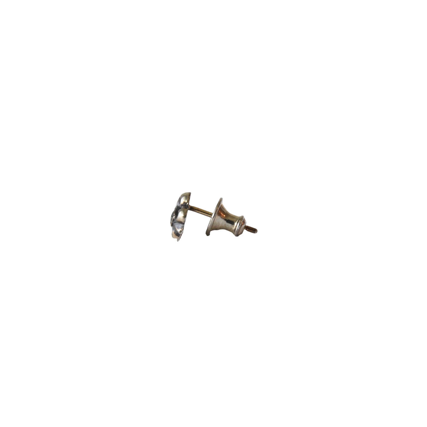 Chrome Hearts Fleur Stud Earring Silver