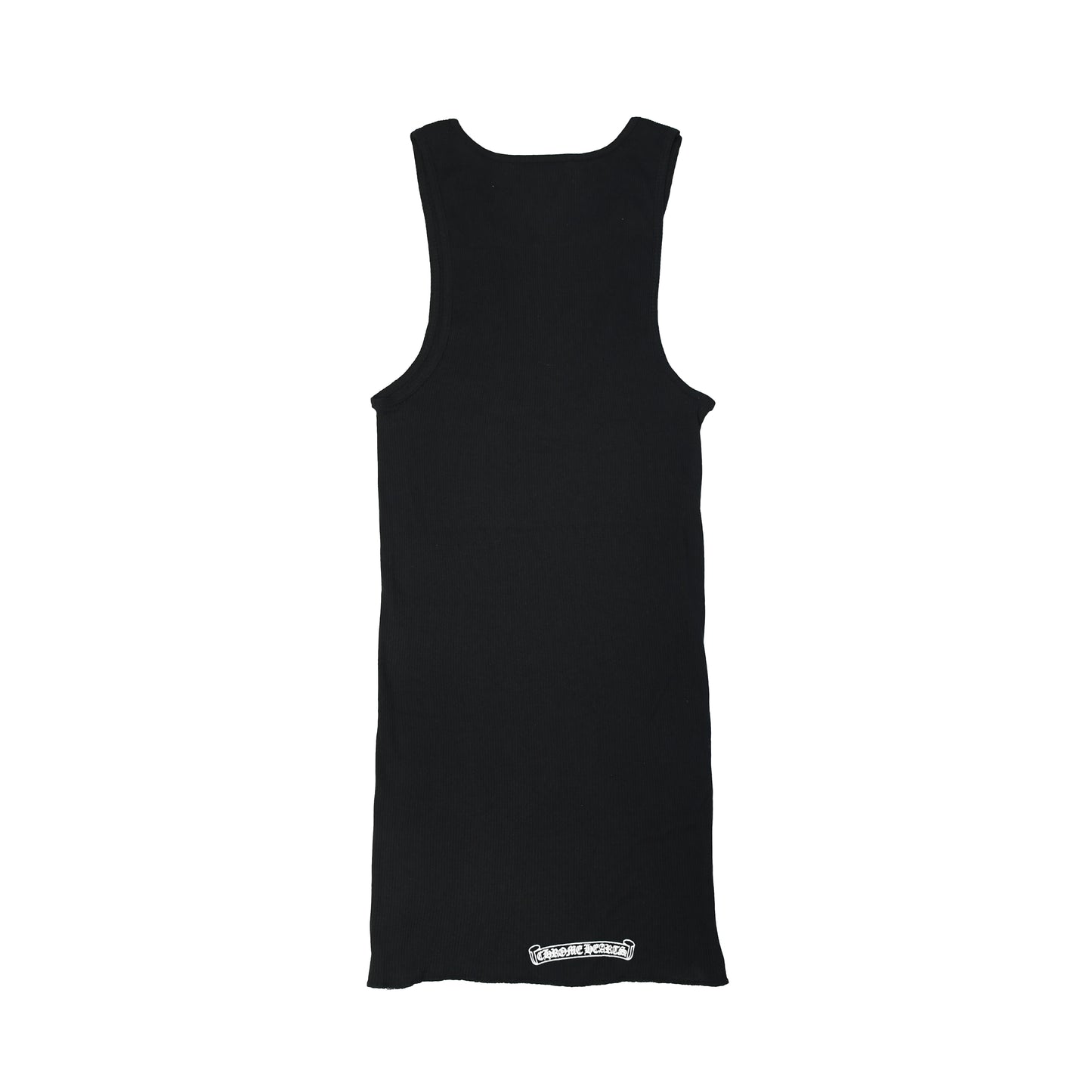 Chrome Hearts Hairy Cross Tank Top Black-NOBLEMARS