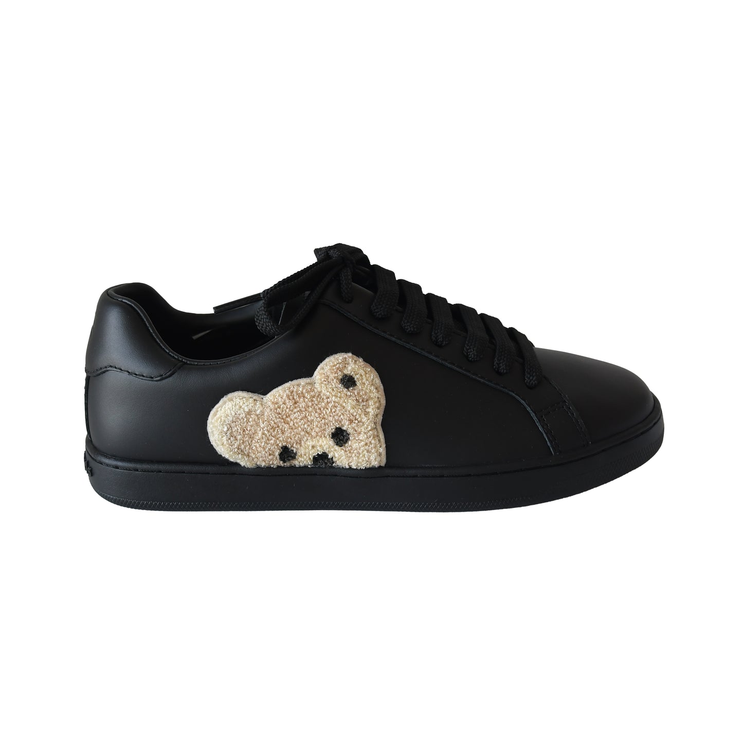 Palm Angels Teddy Bear Sneakers Black-NOBLEMARS