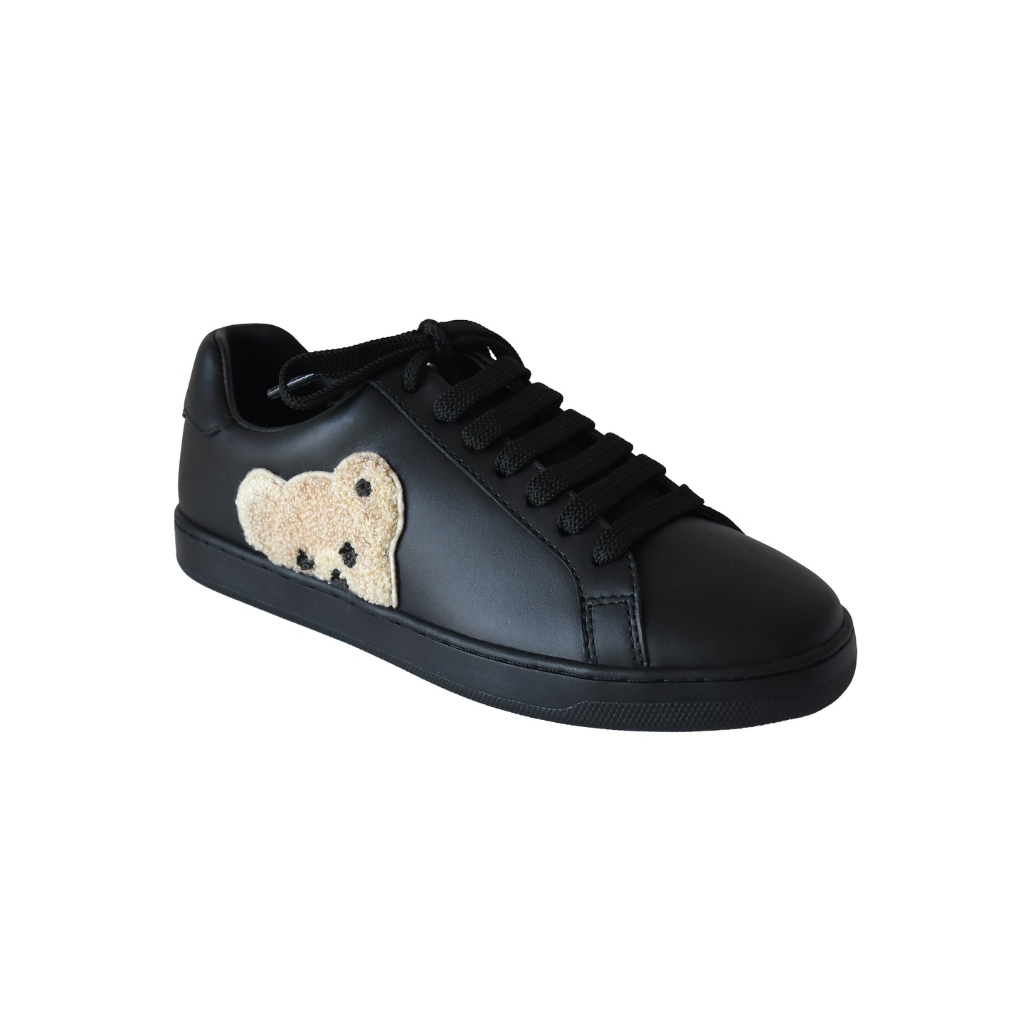 Palm Angels Teddy Bear Sneakers Black-NOBLEMARS