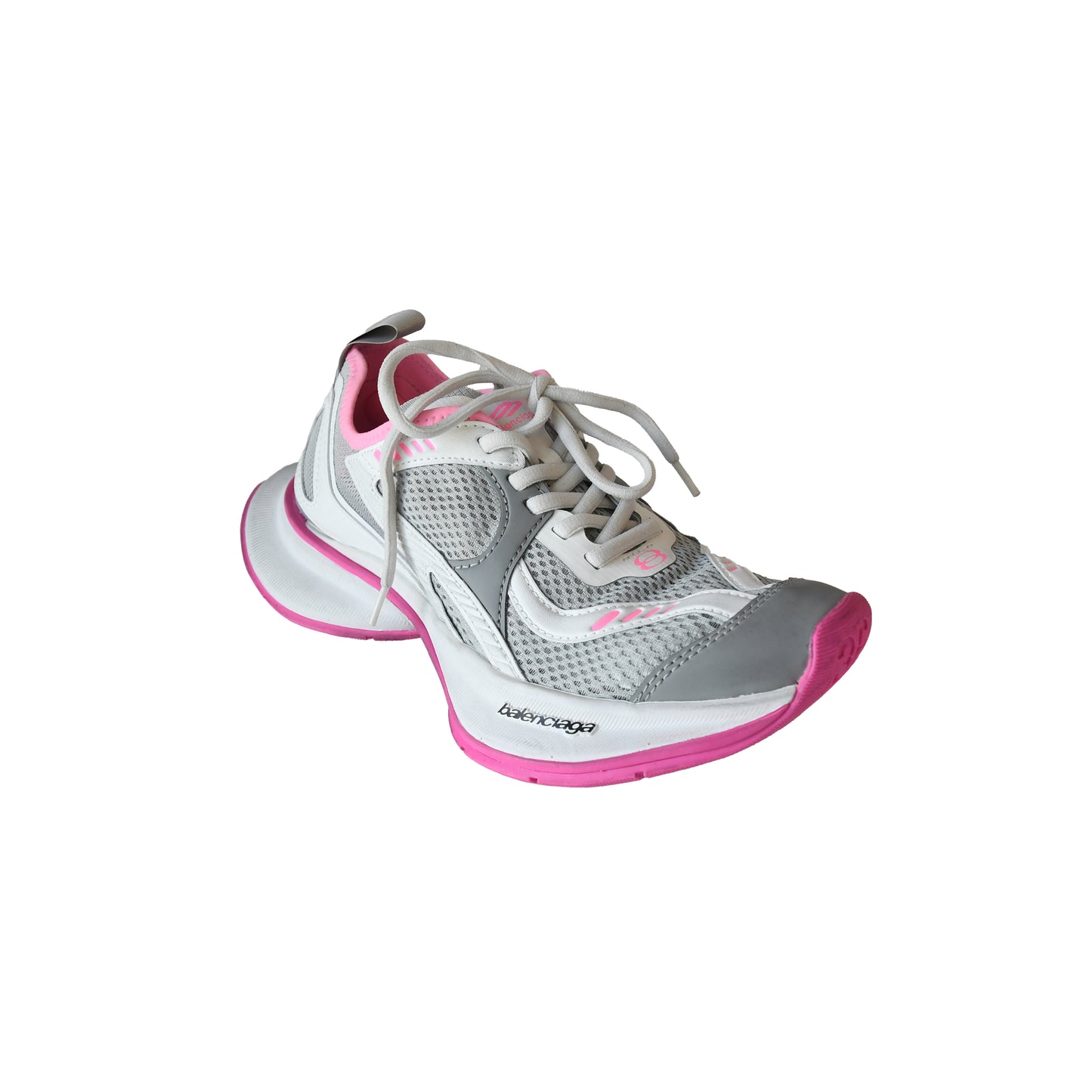 Balenciaga Circuit Sneakers Grey Pink-NOBLEMARS