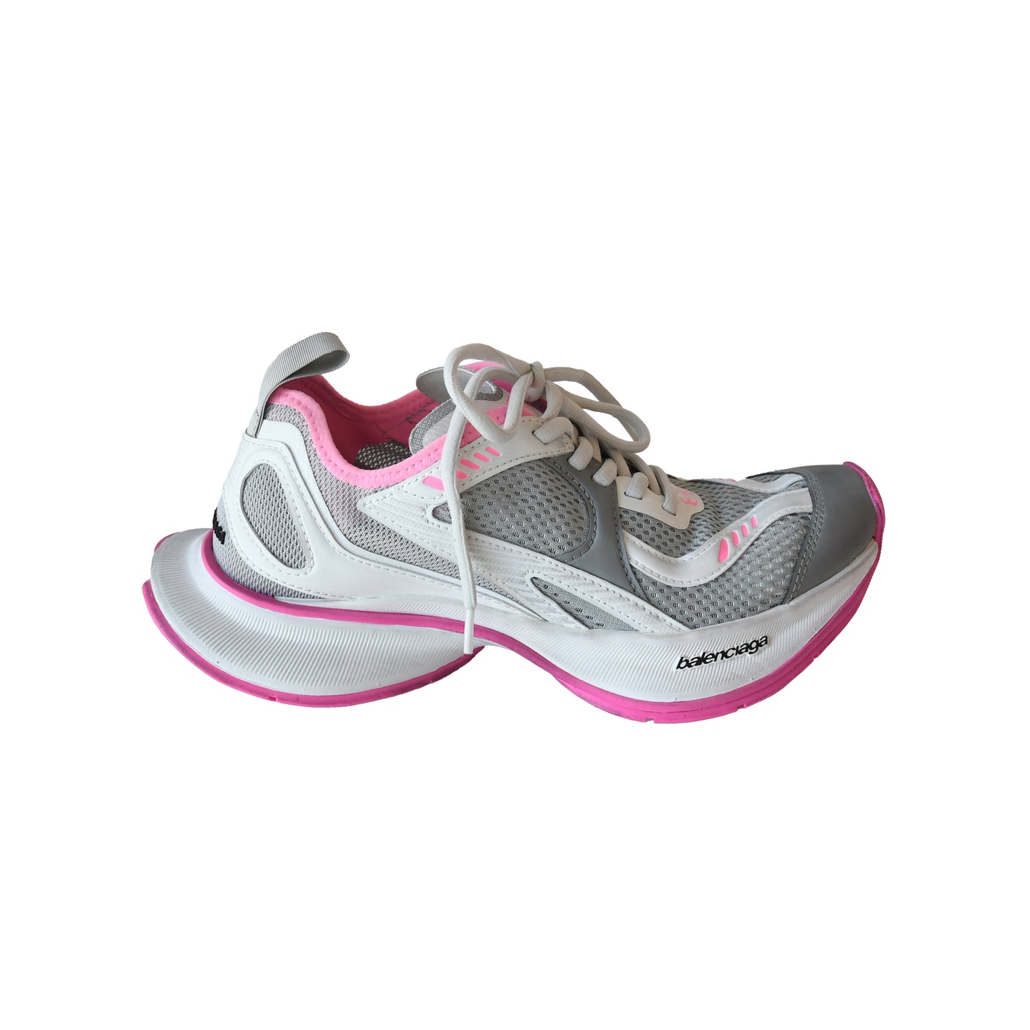 Balenciaga Circuit Sneakers Grey Pink-NOBLEMARS