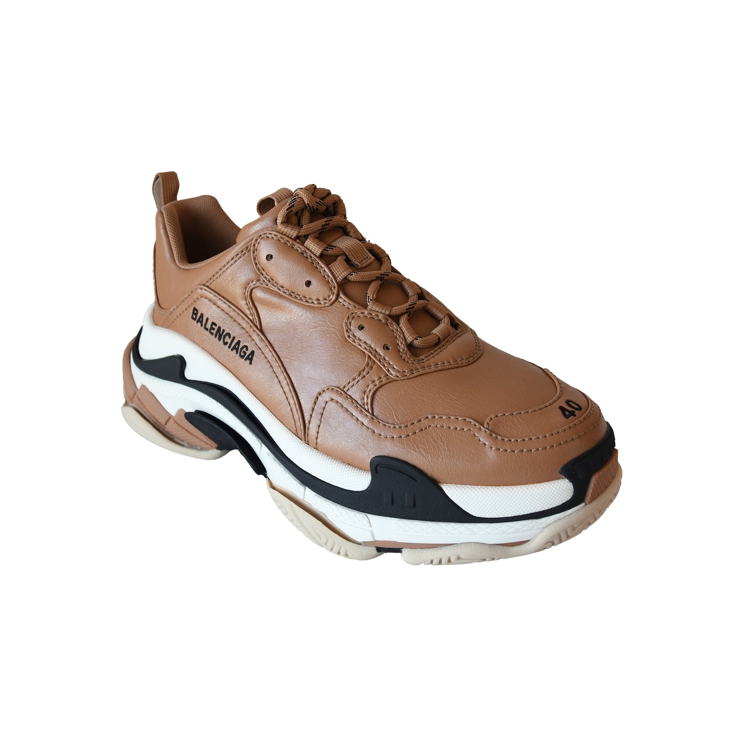 Balenciaga Triple S Sneakers Nude-NOBLEMARS
