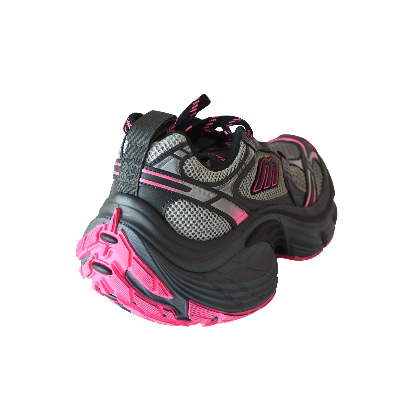 Balenciaga 10XL Sneakers Grey Pink Black-NOBLEMARS