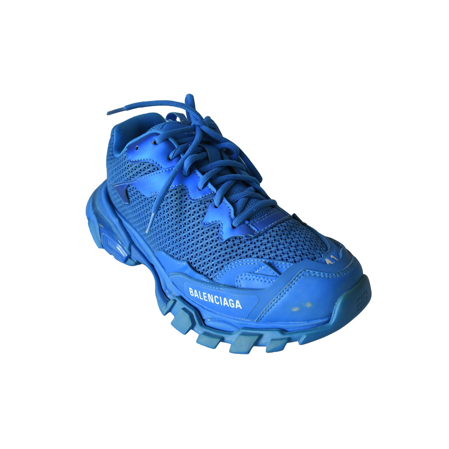 Balenciaga Track 3 Mesh Chunky Sneakers Blue-NOBLEMARS