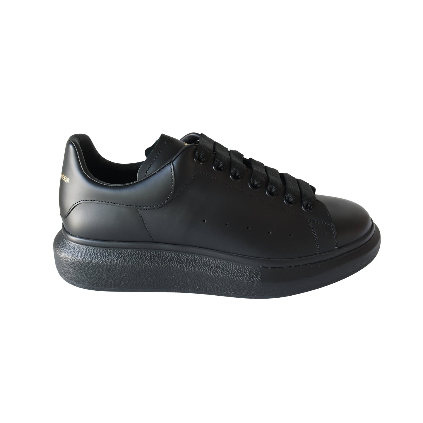 Alexander McQueen Leather low-top Sneakers Black-NOBLEMARS