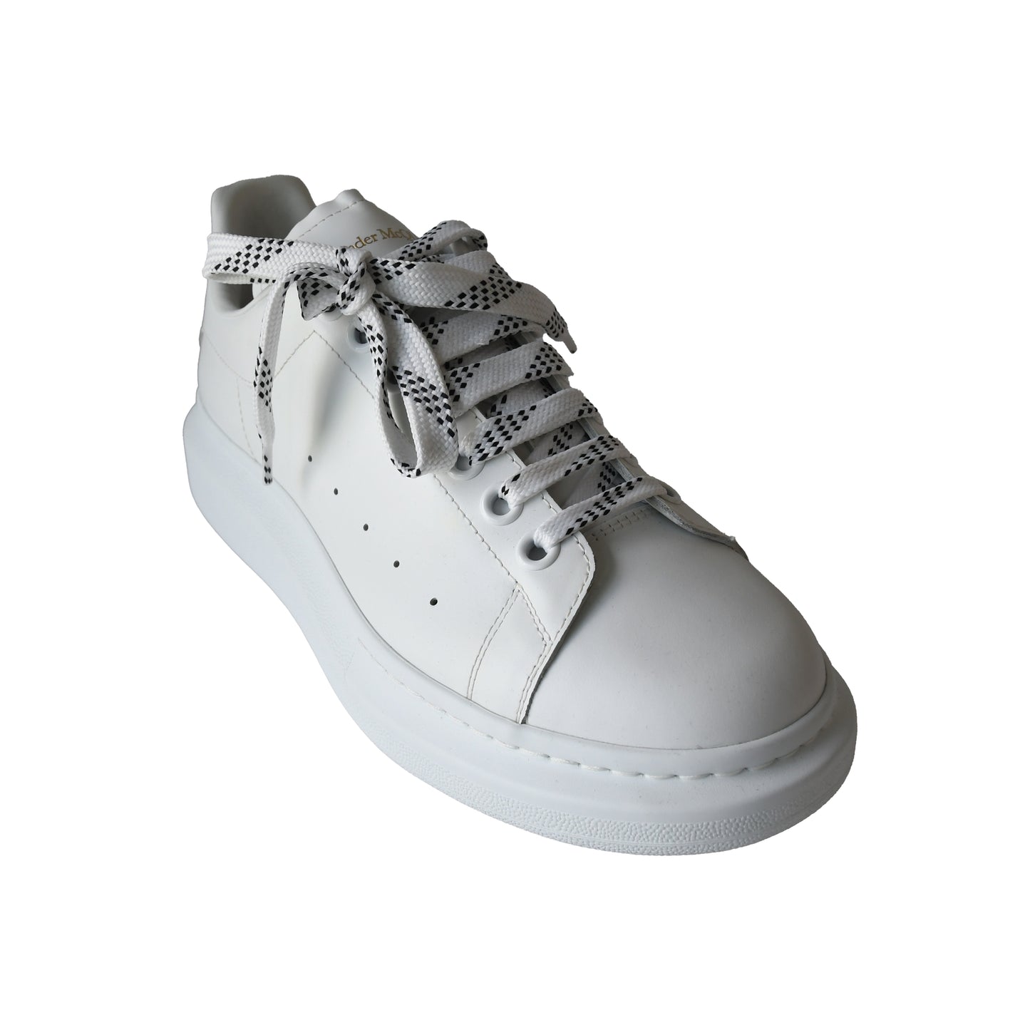 Alexander McQueen Oversized Low-Top Sneakers White-NOBLEMARS