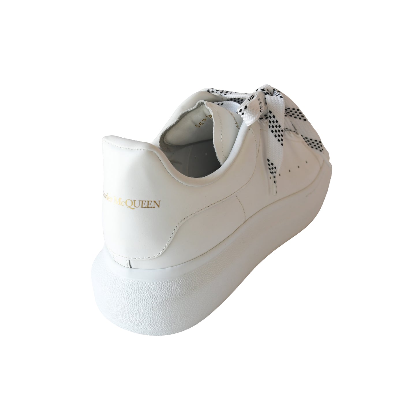Alexander McQueen Oversized Low-Top Sneakers White-NOBLEMARS