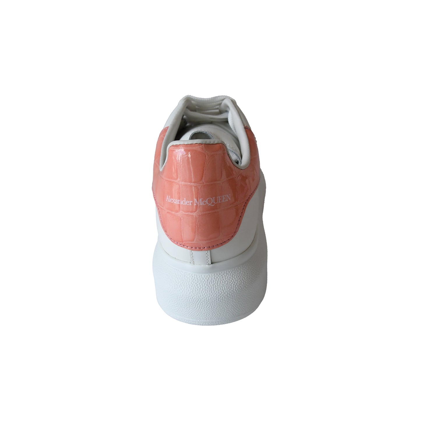 Alexander McQueen Oversized Sneakers White Pink-NOBLEMARS
