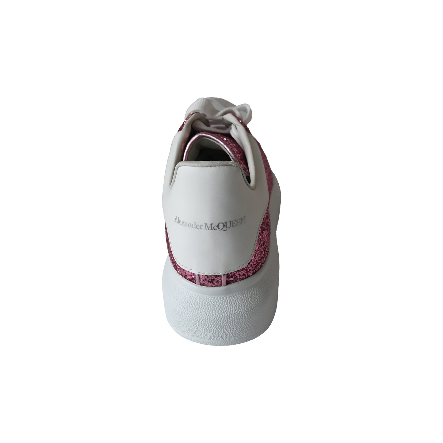 Alexander McQueen Oversized Glitter Sneakers Pink-NOBLEMARS