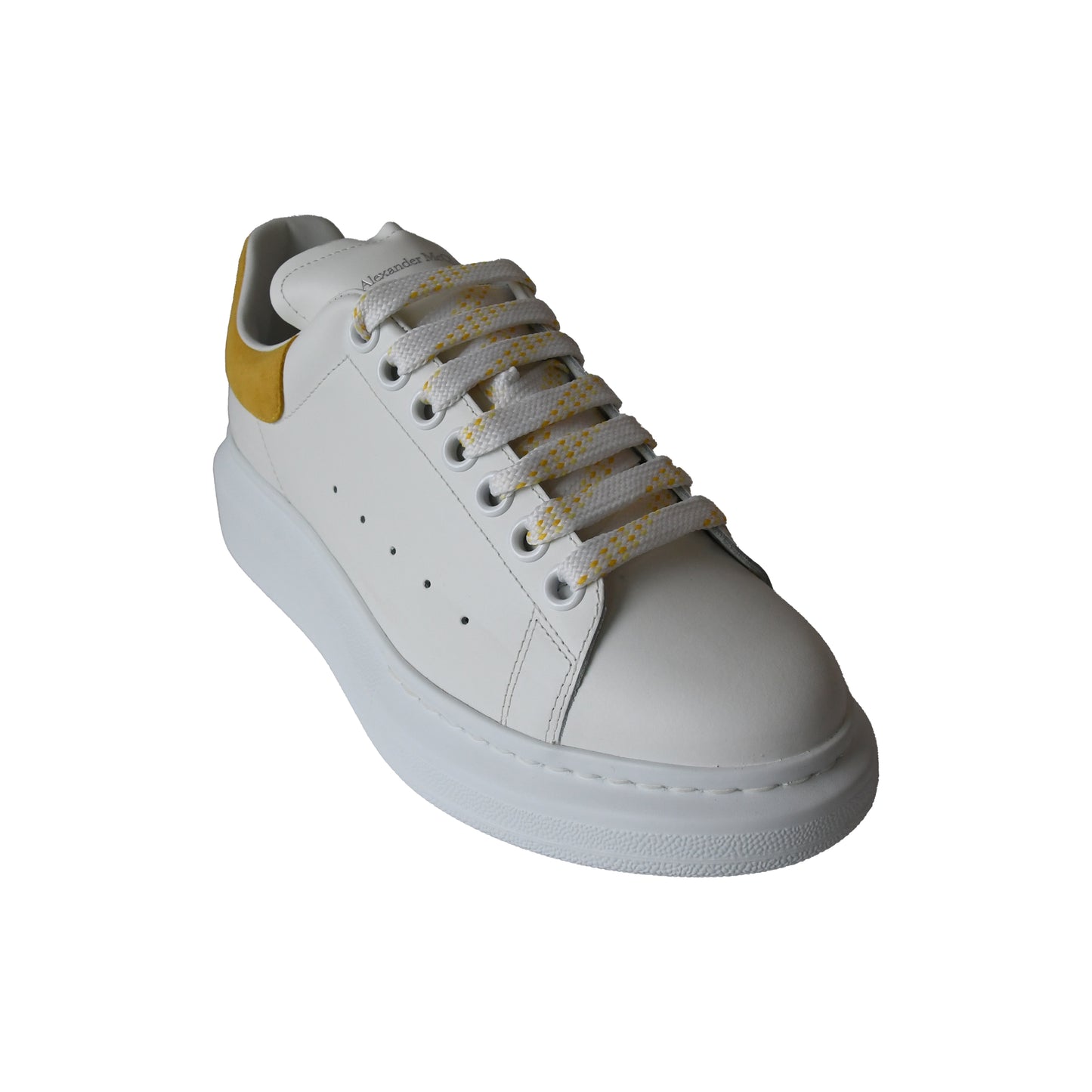 Alexander McQueen Oversized Sneakers Yellow White-NOBLEMARS