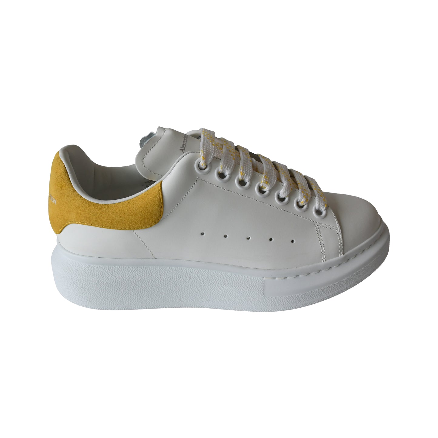 Alexander McQueen Oversized Sneakers Yellow White-NOBLEMARS